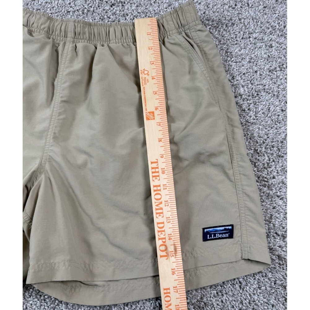 LL Bean Mens Mesh Lined Swim Shorts Beige Outdoors XL Read - Picture 9 of 10